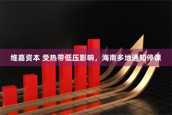 维嘉资本 受热带低压影响,海南多地通知停课