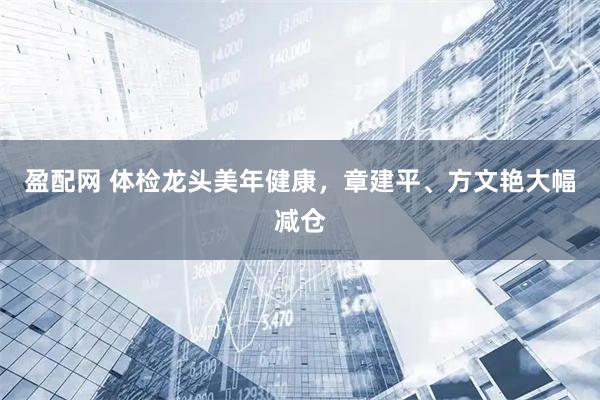 盈配网 体检龙头美年健康，章建平、方文艳大幅减仓